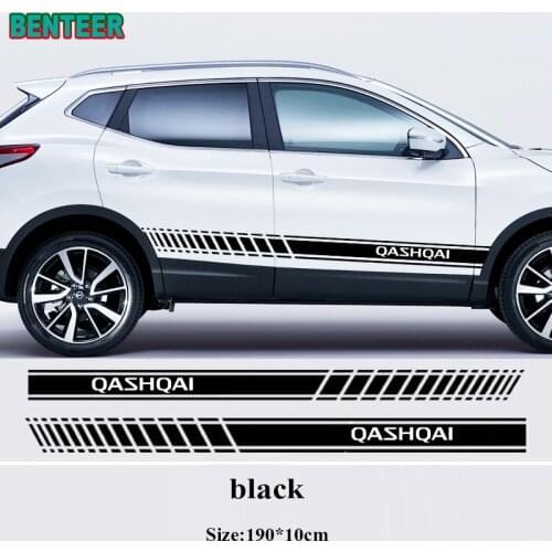 2pcs Car Body Sticker For Nissan Qashqai J10 J11 Car Styling