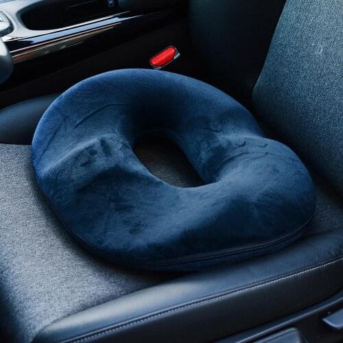 Unisex Hemorrhoid Wedge Donut Cushion Car Seat Cushions Hemorrhoids Pregnancy Women Man Taxi Driver Prostate Care Pads Soft