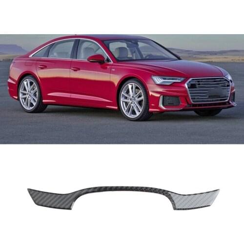 Carbon Fiber Dashboard Strips Decoration Sticker Trim Cover for - A6 C8 A7 2019-2020 Interior Accessories