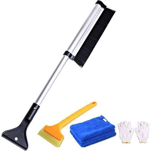 Winter Car Windshield Ice Scraper Snow Remover Cleaning Tool Snow Brush Extendable Snow Shovel Car Clean Tools