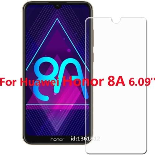Glass For Huawei Honor 8A Tempered Glass Screen Protective Film For Huawei Honor 8 A Glass Screen Protector Smartphone 6.09"