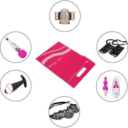 VATINE Sex Toy Storage Bag Secret Storage Cover Sexy Dildo Hidden Pouch Vibrator Penis Anal Plug Discreet Storage Bags