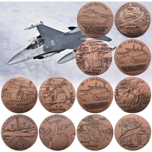 2015 New Products U.S. AIR FORCE Coin Fighting Falcon F-16 Novelty Coin American Military Challenge Custom Coin Brass Plated