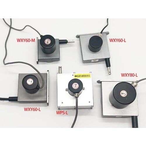 High Precision Pull Wire Displacement Sensor Pulse Signal Output Motion Sensor Pull Wire Encoder Electronic Ruler Sensor