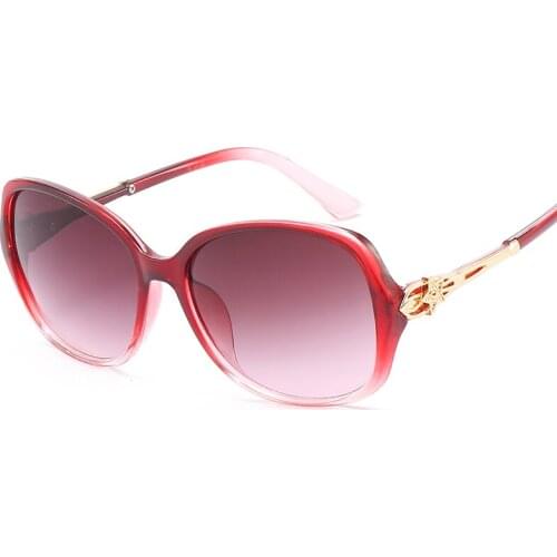 2021 High Quality Fashion Women Colour Luxury Top Oval Sunglasses Elegant Oversized Sun Glasses UV400 Multicolor