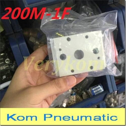 1 Station Pneumatic Solenoid Valve Manifold 4V210-08 Solenoid Valve Manifold / Base / Board 200M-1F Free Shipping