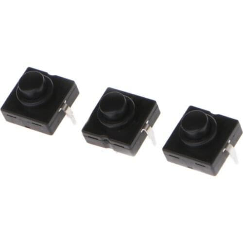 10 Pcs Flashlight Switch Button 1A 30V 2Pin CB-1212-112D Ultra-Thin Medium Feet