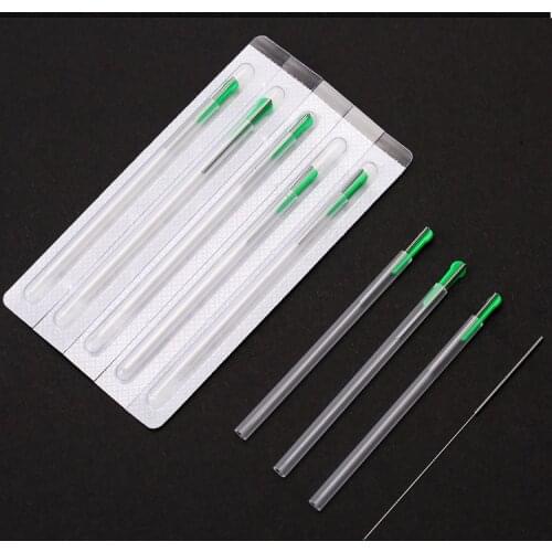 1000pieces Acupuncture Needle Disposable Needle disposable Sterile acupuncture needle with tube one needle with one guide tube