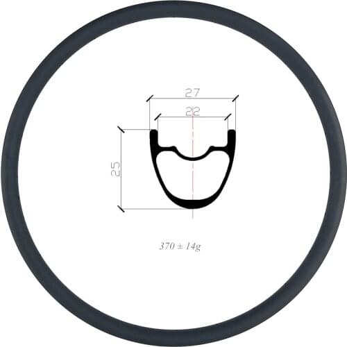 29er MTB XC 27mm clincher tubeless carbon rim 25mm deep UD 3K matte glossy 24 28 32 Holes hookless 29in mountain bike wheel