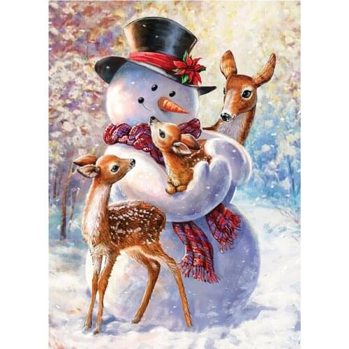 Diamond Embroidery 5D Diamond painting snowman,cross stitch kits,diamond Mosaic diamond mosaic pattern,home decor Christmas gift