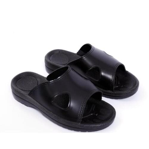 Anti-static Work Safety SPU Shoes Leather Sandals Slipper Non-slip Breathable Electronic Workshop Men Women Work Wear Shoes