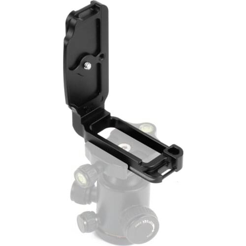 Quick Release CNC Aluminum Alloy Professional Fast Loading L Bracket Mount Plate for Nikon D850 Camera Photography Accessories