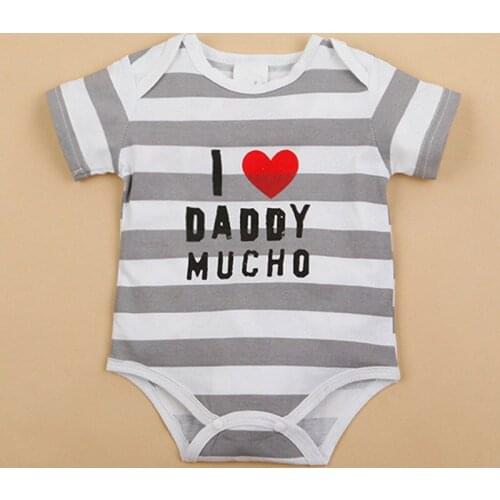 E&BAINEL Bodysuit With Short Sleeves For Babies