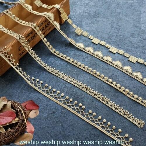 Ins Golden/silver/black lace lace for handicraft handmade DIY crown garment accessories