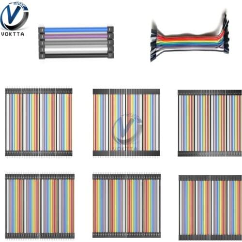 Cable Dupont Jumper Wire Dupont Male to Male + Female to Male + Female to Female 10CM 20CM 5pin 10pin 40pin Jumper Wire DIY Kit