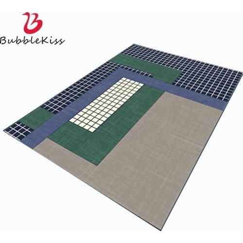 Bubble Kiss Carpet Nordic Style Home Area Rug For Living Room Polyester Bedroom decor Carpets Plaid Pattern Non-Slip Bedside Rug