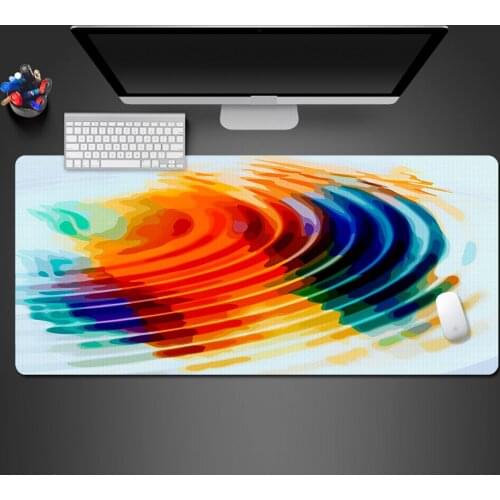 Beautiful 3D Watercolor Ripple Painting Mousepad High Quality Game Computer Mouse Pad New Hanging Screen Desktop Game Mouse Pad