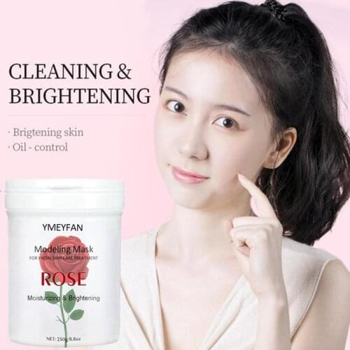 Jelly Mask Powder DIY SPA Beauty Salon Home Use Whitening Peel Facial Off Mask Hydro Modeling Jelly Rose Gold Powder Soft W5E3
