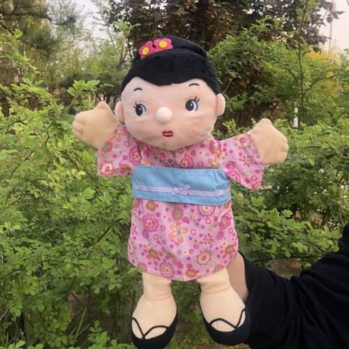 30cm Kawaii Japanese kimono plush doll toys Creative childrens birthday gift Plush Hand Puppets Cute Soft Toy Shape Story