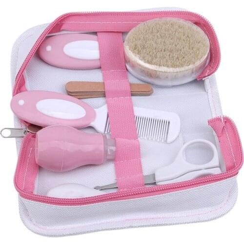Baby Nails Hair Nose Care Set Comb Brush Set Newborn Daily Care Set Newborn Baby Care Tools 2021 New Hot Sale