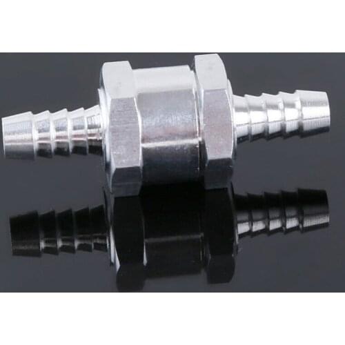 Aluminum Alloy Fuel Non Return Check Valve One Way Petrol Diesel For Car Ship Motorcycle Fuel Systems