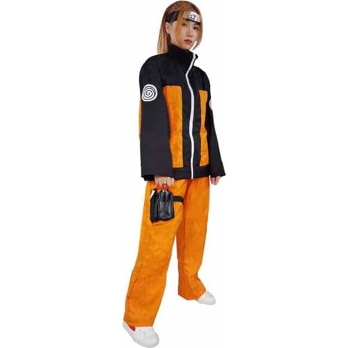 Orange Adult Japan Anime Cosplay Costume Outfit Children Costumes Juvenile Clothing Kids Game Clothes Free Shipping
