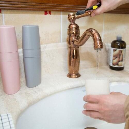 1 Pc Storage Organizer Cup pure Toothbrush Box set three Portable Travel Washing Brushing Cups Sets Dental plastic Toothbrushs