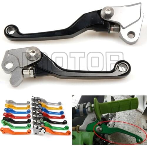 CNC Motorcycle Handlebar Pivot Brake And Clutch Lever For Kawasaki KX250F KX450F 2013 2014 2015 2016 2017 2018 KX 250 F KX 450 F