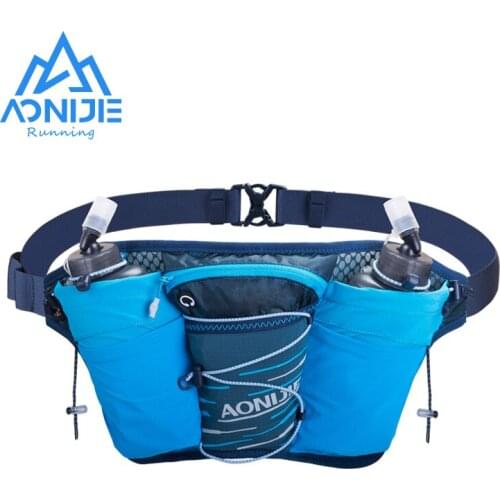 AONIJIE Lightweight Running Waist Bag Portable Sport Belt Bags Hydration Fanny Pack For Outdoor Camping Hiking Marathon Jogging