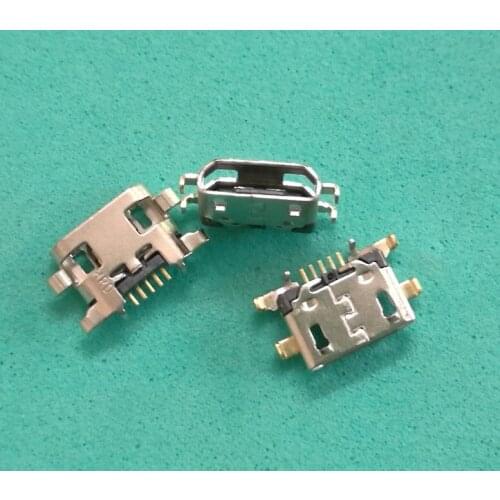100pcs for lenovo K5 note for redmi 5 plus for mei zu M6 Micro USB Jack Charging Socket Port Connector replacement repair parts