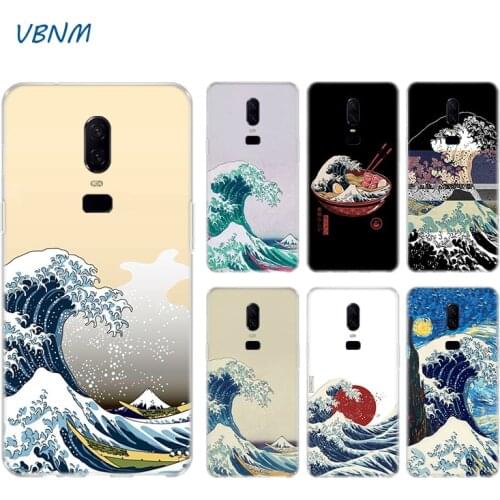 Great Wave off Kanagawa Japan Fundas Riverdale Silicone Phone Case For OnePlus One Plus 1+ 8 7T 7 Pro 6 6T 5 5T 3 3T Coque Cover