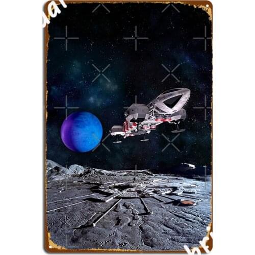 Rescue Eagle R2 Over Alphas With Planet No Poster Metal Plaque Decoration Club Party Wall Decor Garage Club Tin Sign Poster