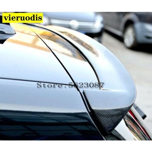 For BMW F20 Carbon Spoiler 2012 2013 - 2018 116i 118i 125i F20 F21 Spoiler 3D style Design Carbon Fiber Rear Spoiler carbon wing