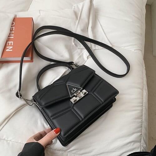Bags for Women 2021 New Luxury Handbags Fashion High-level Simple Small Square Bag Ladies Shoulder Diagonal Bag Sac Luxe Femme
