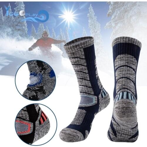 Thick Winter Professional Sports Sock Outdoor Keep Warm Cycling Running Hiking Skiing High Socks Men Women Thermal Ski Long Sock