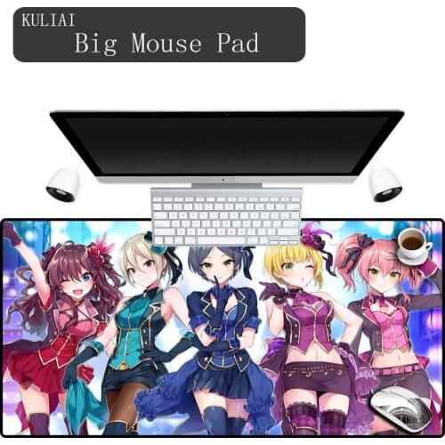 XGZ Protected Cinderella Girls MousePad Anime Pc Keyboard Player Pad Rubber Mouse Office Family Desk Mat Gaming Mouse Pad Mat