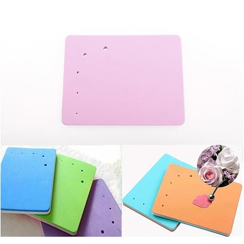 1pc Flower Cake Foam Pad Modelling Paste Fondant Mat Sponge For Sugar Craft Decoration 24.5*18.5*1.5cm