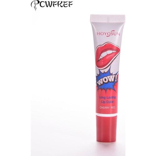 1 Pc Makeup Cosmetics Brand Romantic Bear Long Lasting Lip Gloss Peel Off Lipstick Matte Waterproof Labiales Lip Tint