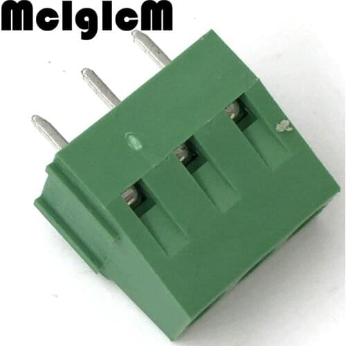 200pcs KF128-3P DG128 5MM 300V 10A 5mm pitch connector pcb screw terminal block connector 3pin