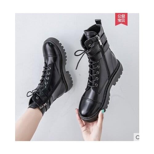 2020Real Soft Leather Nude Boots Womens new Style Autumn And Winter 2020 New Casual Womens Shoes Short boots Women Fashion