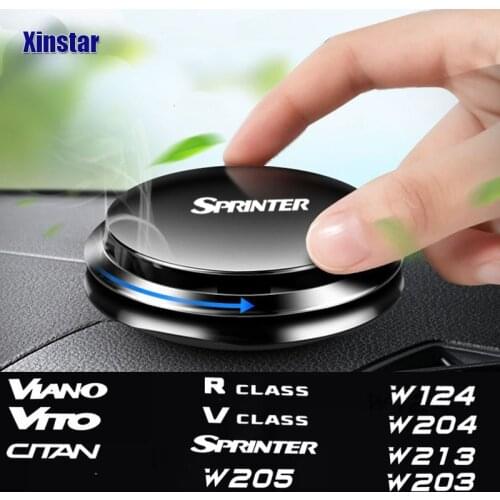 Aluminum Alloy Car Air Freshener Perfume Sticker For Mercedes Benz CITAN R V CLASS SPRINTER VIANO VITO W203 W204 W205 W124 W213