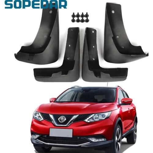 4PCS Mudguard for Nissan Qashqai Dualis Rogue 2014 2015 2016 2017 2018 2019 Mud Flaps Splash Guards Fender Front Rear MudFlap