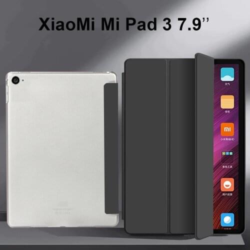 For Xiaomi MiPad 3 7.9 Stand Case PAD 3 Cover PU Leather shell with Stand Holder for Xiaomi MI Pad3 Cover With Smart Sleep Awake