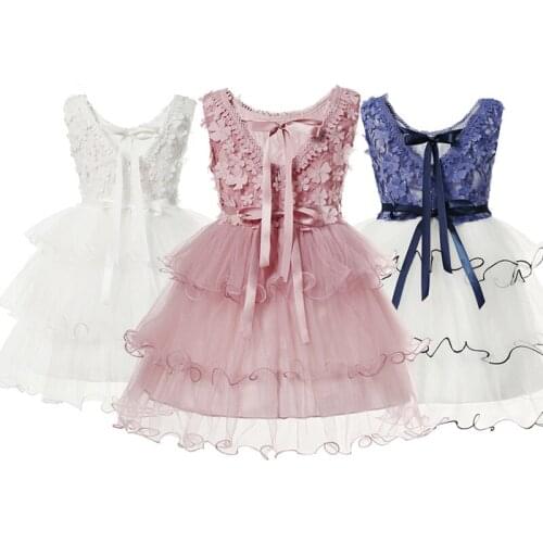 LUCKKIDS Dress Tutu Children Vestidos Summer Princess 2021 Sequin Kids Dress for Girl Fancy Girl Clothes 2-8 Year