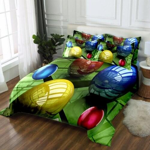 African bedding sets Twin king size Queen 3D bedsheet Pillowcase Duvet bed cover Bed Linen Textiles Drop Ship bed set Color ball