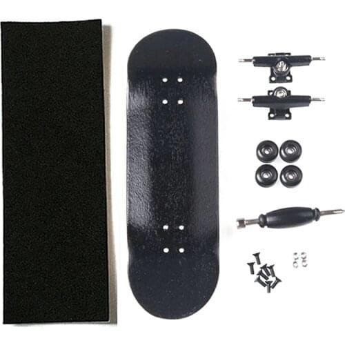 Creative Finger Skateboard Skate Child Finger Toys Professional Type Bearing Wheels Skid Pad Maple Wood Skate