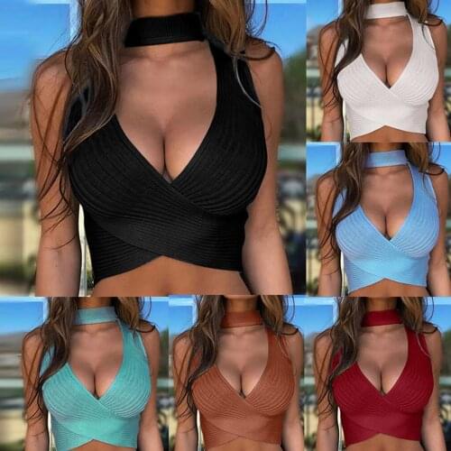 Sexy Hollow Out Crop Top Women Summer Knitted Vest Jacket Top Clothes Feminino Sleeveless Black Tank Tops Chemise Wh