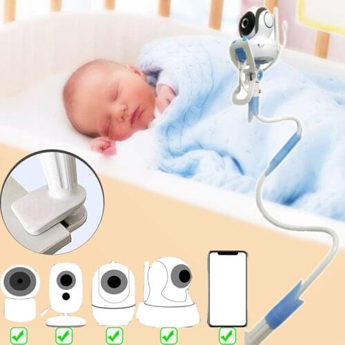 Multifunction Universal Phone Holder Stand Bed Lazy Cradle Long Arm Adjustable L95cm Baby Monitor Wall Mount Camera For Shelf