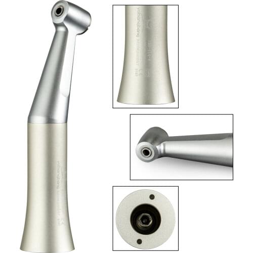 NSK Style Dental Push Button Contra Angle Handpiece Low Speed 1:1 Direct Drive Gear Ratio