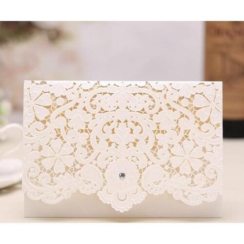 Wedding card invitation weding cards wedding invitations 50pcs wedding place card wedding box invitation
